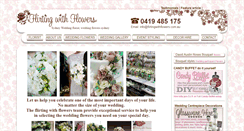 Desktop Screenshot of flirtingwithflowers.com.au